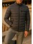 Erkek Kışlık Comfort Trend Günlük Füme Şişme Mont 4