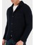 % 100 Yün Regular Fit Cepli Düğmeli Örme Ceket Erkek Ceket 10166 25073 598 3