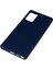 Samsung Galaxy Note 20 Kılıf Nano Içi Kadife Silikon - Lacivert (K95) 3