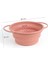 Flow Katlanabilir Isıya Dayanıklı Silikon Süzgeç 23 cm | Pembe 5