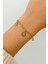 Şans Charmları Sallantılı Gold Bileklik 1