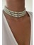 Üç Sıralı Cam Boncuk Choker Tasma Kolye 1