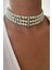 Üç Sıralı Cam Boncuk Choker Tasma Kolye 3