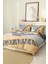 Nevresim Takımı Çift Kişilik Pamuklu Saten Kumaş 6 Parça 3D Dijital Baskı Duvet Cover Set Model No: 5