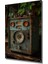 Retro Radyo Nostaljik Yağlı Boya Görünümlü Dekoratif Ahşap Tablo Dikdörtgen Tablo 3