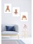Çocuk Bebek Odası Mdf (Ahşap) 3parça Renkli Dekoratif Tablo 2