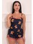 Kadın Teddy Bear Desenli Şortlu Pegasus Pijama Takım Lacivert 1