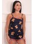 Kadın Teddy Bear Desenli Şortlu Pegasus Pijama Takım Lacivert 2