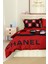 Nevresim Takımı Çift Kişilik Pamuklu Saten Kumaş 6 Parça 3D Dijital Baskı Duvet Cover Set Model No: 6