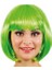 Yeşil Parti Peruğu Kısa Küt Saç 1