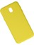 Samsung Galaxy J7 Pro / J730 Kılıf Nano Içi Kadife Silikon - Sarı (K95) 2