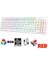 Kablolu Beyaz RGB Kırmızı Switch Q Gaming Tam Mekanik Oyuncu Klavyesi Bkb4 1