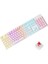 Kablolu Beyaz RGB Kırmızı Switch Q Gaming Tam Mekanik Oyuncu Klavyesi Bkb4 3