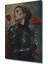 Gül Kokulu Savaşçı Kadın Yağlı Boya Görünümlü Ahşap Dekoratif Tablo Dikdörtgen Tablo 3