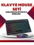 Bluetooth 5.3 Destekli Şarjlı Taşınabilir Klavye + Mouse Kombinasyonu 1