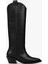 Kadın Kailey Siyah Cilt Kovboy Çizme 1
