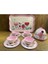 Kutulu 15 Parça Çay Seti Fincan Takımı Metal Evcilik Oyunu Pembe Kutulu Oyuncak Çay Seti 4