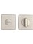 RO11 Kapı Kolu Rozeti Wc Fırçalı Saten 52X52X9 mm 1