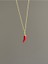 925 Gümüş | Kırmızı Biber Kolye / Şans, Bereket Kolyesi 1