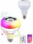 Bluetooth Hoparlör Akıllı Rgb LED Işık Renk Değiştirme Ses Bombası Ampül Görünümlü 3