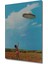 Ufo Uçurtma Gökyüzü Yağlı Boya Görünümlü Ahşap Dekoratif Tablo Dikdörtgen Tablo 3