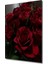 Kırmızı Gül Demeti Yağlı Boya Görünümlü Ahşap Dekoratif Tablo Dikdörtgen Tablo 3