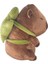 Capybara Çantalı 25 cm Peluş Oyuncak 3