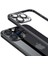 Apple iPhone 13 Pro Max Kılıf Sert Pc Renkli Çerçeveli Spıa Riksos Kapak-Siyah 4