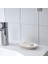 3'lü Banyo Seti - Sıvı Sabunluk, Fırçalık, Katı Sabunluk - Stoneware Bej 8