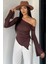 Bel Büzgülü Asimetrik Kesim Kadın Bluz P-00018456 1
