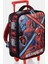 Anaokulu Için Çekçekli Çocuk Sırt Çantası Örümcek Adam Figürlü AO651 1