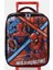 Anaokulu Için Çekçekli Çocuk Sırt Çantası Örümcek Adam Figürlü AO651 2
