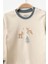 Erkek Bebek Animal Desenli Sweatshirt Pantolon T-Shirt 3'lü Alt Üst Bebek Takımı 3 Ay-36 Ay 3
