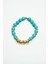Gold Detay Turkuaz Doğaltaş Bileklik 1