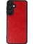 Samsung Galaxy A16 5g Kılıf Aras Deri Kapak - Kırmızı (K95) 3