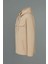 Erkek Oversize Premium Krem Kapşonlu Mont 5