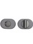 RO16 Kapı Kolu Rozeti Wc Füme 58X37X11 mm 1