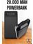 20.000 Mah LED Işıklı LCD Ekran USB Girişli Type-C Lightning Powerbank 2