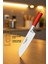 Red Craft Serisi Mutfak Bıçak Santoku Şef Bıçağı Et Ekmek Sebze Salata Şef Bıçağı Hds-40 2