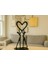 Minimalist Aşk Figürü Heykel – 3D Baskı Siyah Pla Dekoratif Biblo (47X18X101 Mm) 2