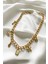 Gold Zincir Charm Kolye 2