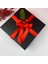 Yılbaşı Boş Siyah Hediye Kutusu - 25CM X25 Cmx 10 cm 3