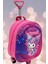 Çekçekli Çocuk Sırt Çantası Kuromi Figürlü (Anaokulu Için Uygundur) 2
