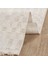7/24 Iskandinav Velar Bej Salon Mutfak Halısı Yolluk 6