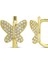 Altın Kelebek Küpe - 14K 2