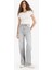 90's Wide Leg Yüksek Bel Düz Paça Uzun Jean Kar Yıkamalı Pantolon E8404AX25AU 2
