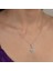 Ucarticaret Swarovski Taşlı Gümüş Kelebek Bayan Kolye 1