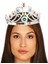 Gümüş Renk Plastik Prenses Tacı Kraliçe Tacı 60 cm 1
