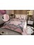 Çift Kişilik Pike Takımı Pamuklu Kumaş Jakar Dokuma Kapitone Dikişli 3D Dijital Baskılı 7 Parça-Lüks Duvet Cover Set Model 2