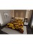 Çift Kişilik Pike Takımı Pamuklu Kumaş Jakar Dokuma Kapitone Dikişli 3D Dijital Baskılı 7 Parça-Lüks Duvet Cover Set Model. 1